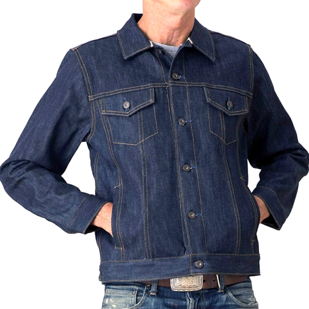 Tellason Made in USA Men's Blanket Lined 16.5 oz Japanese Kaihara Raw Selvedge D